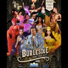 Photo collage of performers centered with event logo